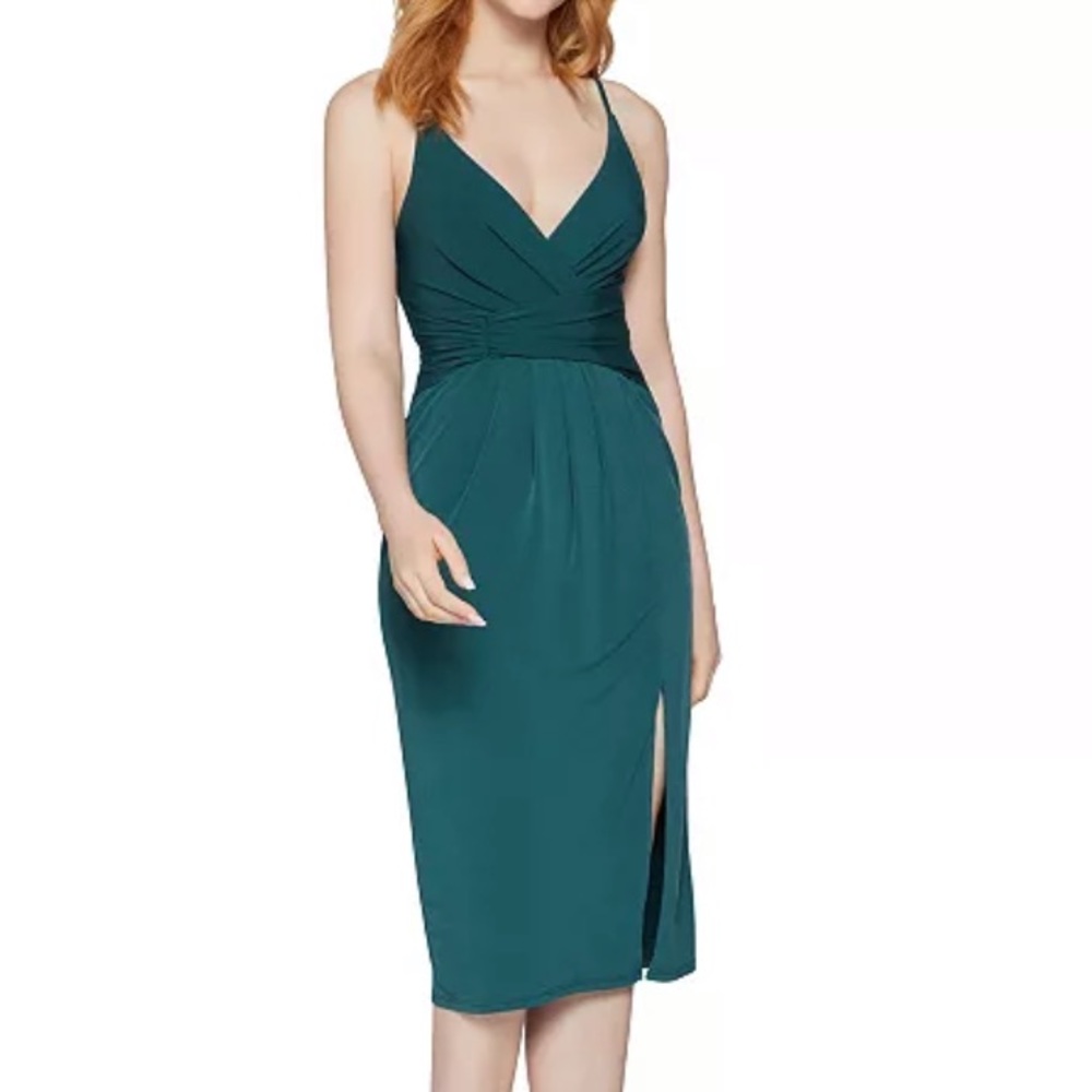 BCBGeneration Twisted Surplice Sheath Dress